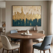 Contemporary Luxe Art |Gilded Resonance