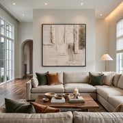 Wabi-Sabi Art｜Cream 3D Abstract Wall Art