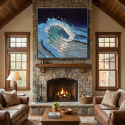3D-Textured Art | Midnight Wave