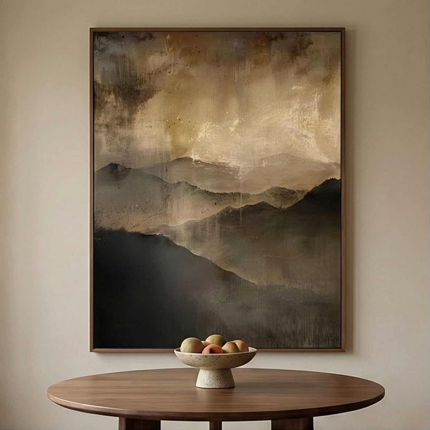 Wabi-Sabi Art | Before Bloom-Layered Peaks