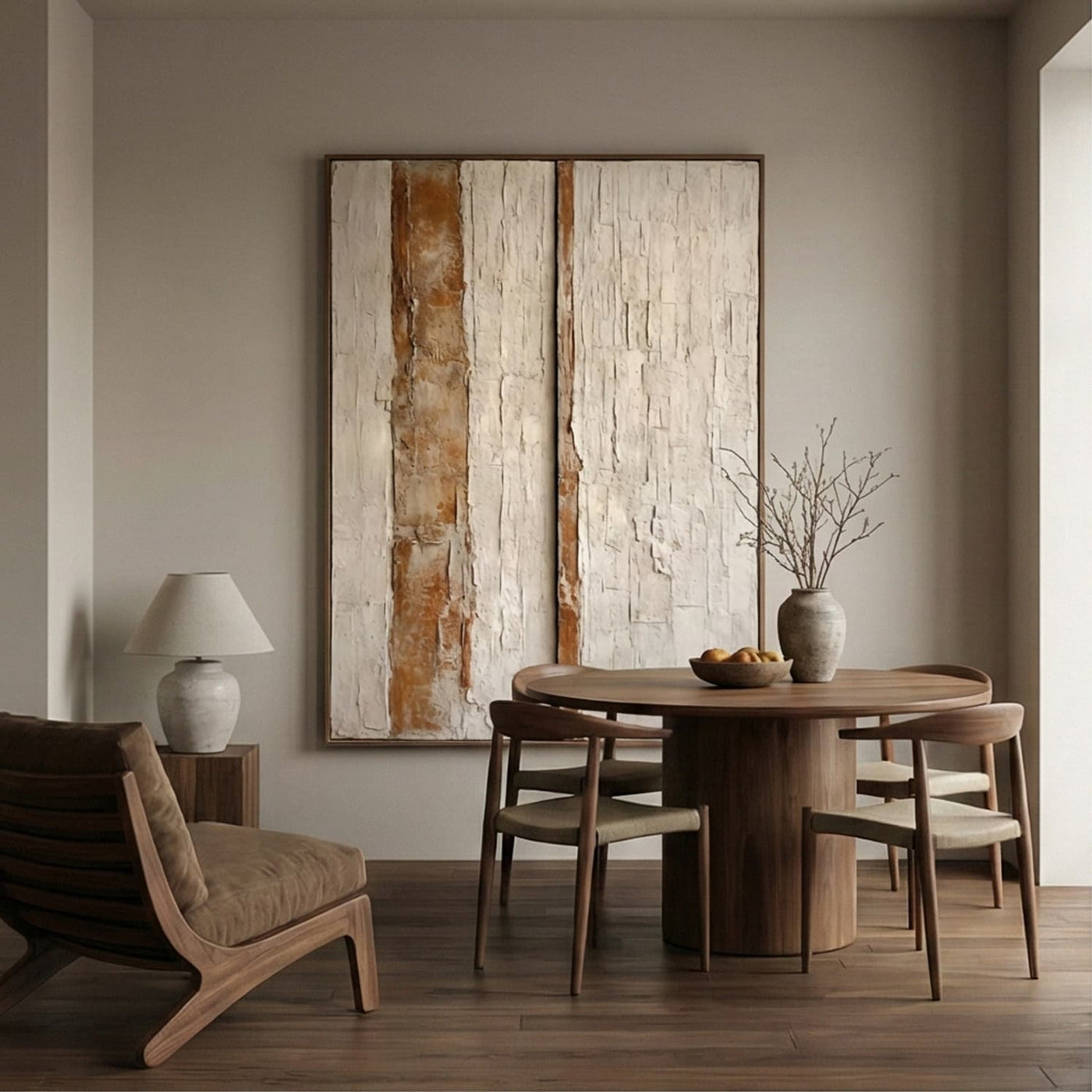 Wabi-Sabi Art | Vertical Earth Flow