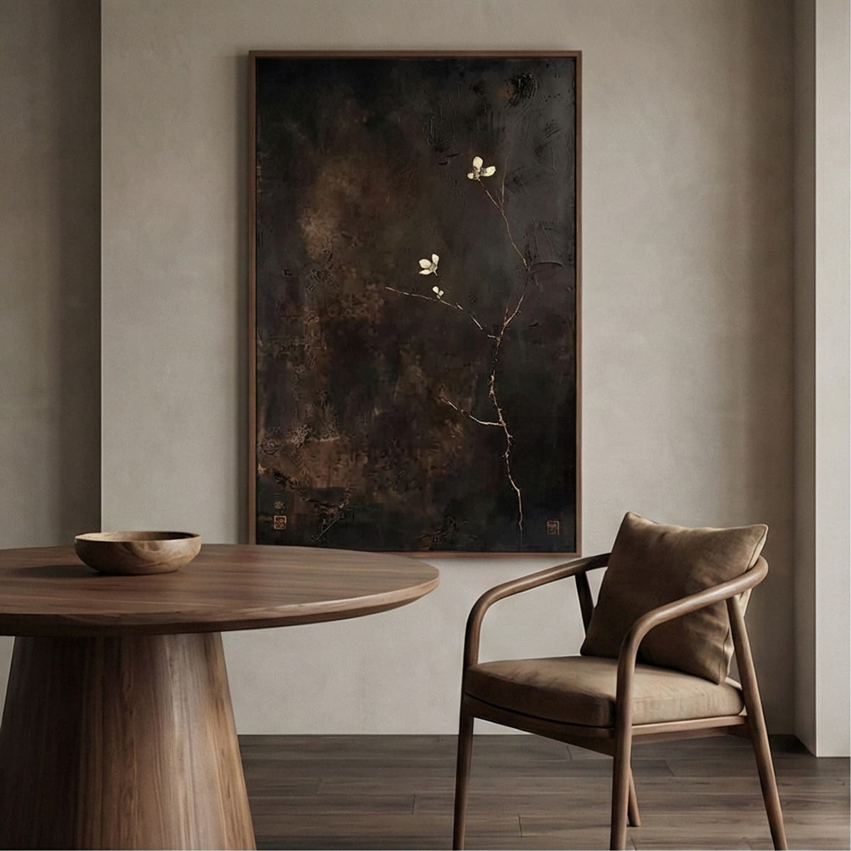Wabi-Sabi Art | Dark Bloom
