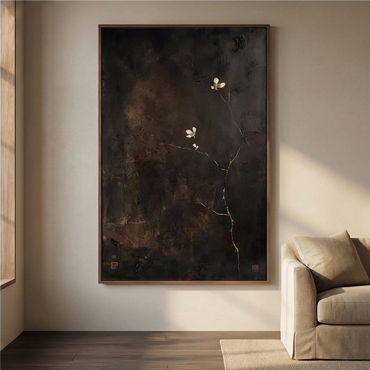 Wabi-Sabi Art | Dark Bloom