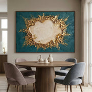 Contemporary Luxe Art | Fractured Gold