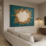 Contemporary Luxe Art | Fractured Gold