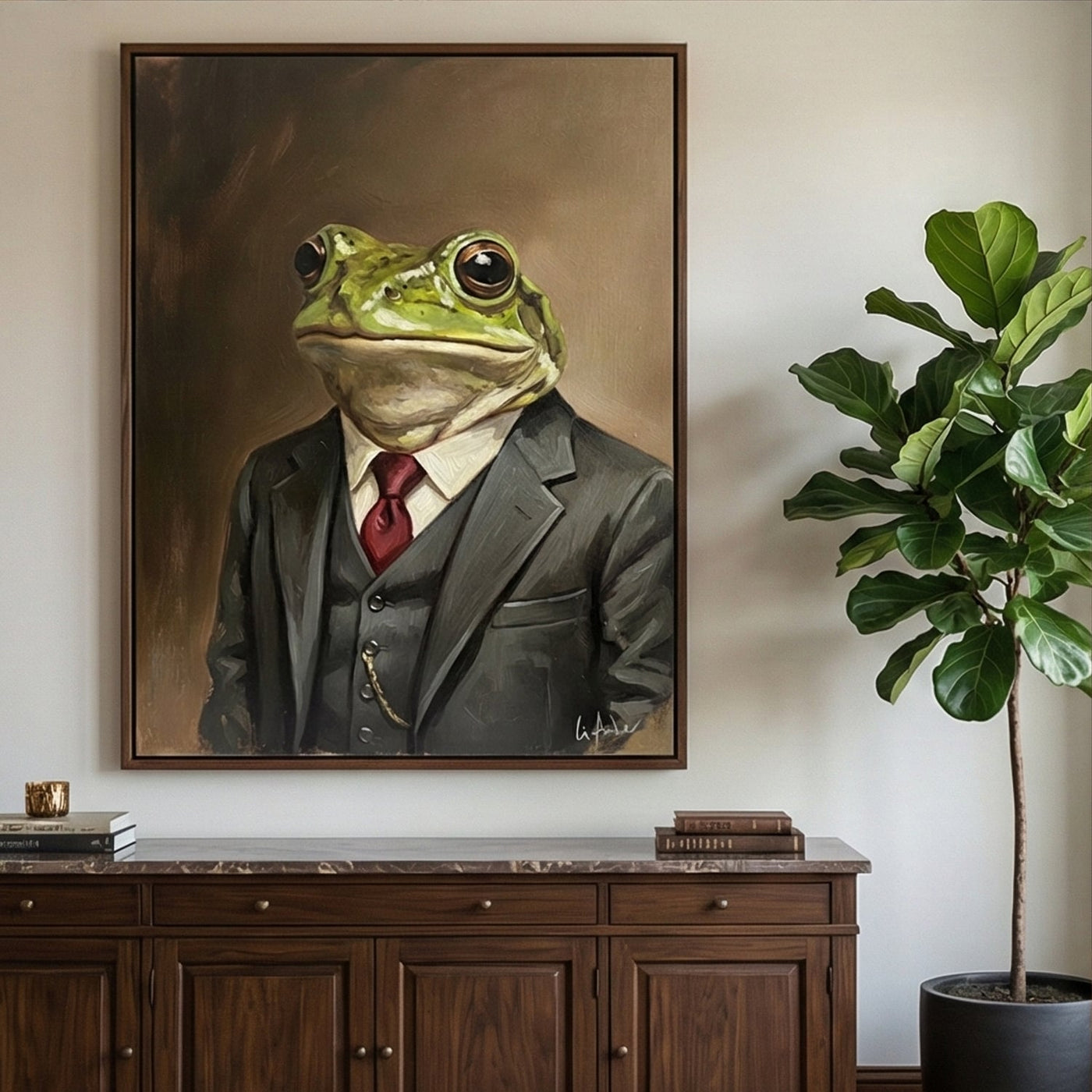 Surreal Art | The Gentleman Frog