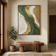 Contemporary Luxe Art | Emerald River