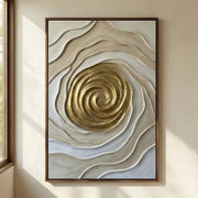 Contemporary Luxe Art | Golden Vortex