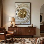 Contemporary Luxe Art | Golden Vortex
