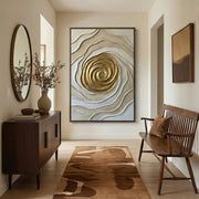 Contemporary Luxe Art | Golden Vortex