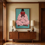 Surreal Art | Cozy-Reading in Pink