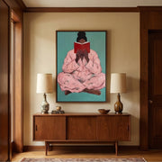 Surreal Art | Cozy-Reading in Pink
