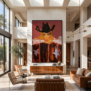 POP Art | Western Cowboy Girl