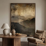 Wabi-Sabi Art | Before Bloom-Layered Peaks