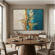 Contemporary Luxe Art | Azure Divide