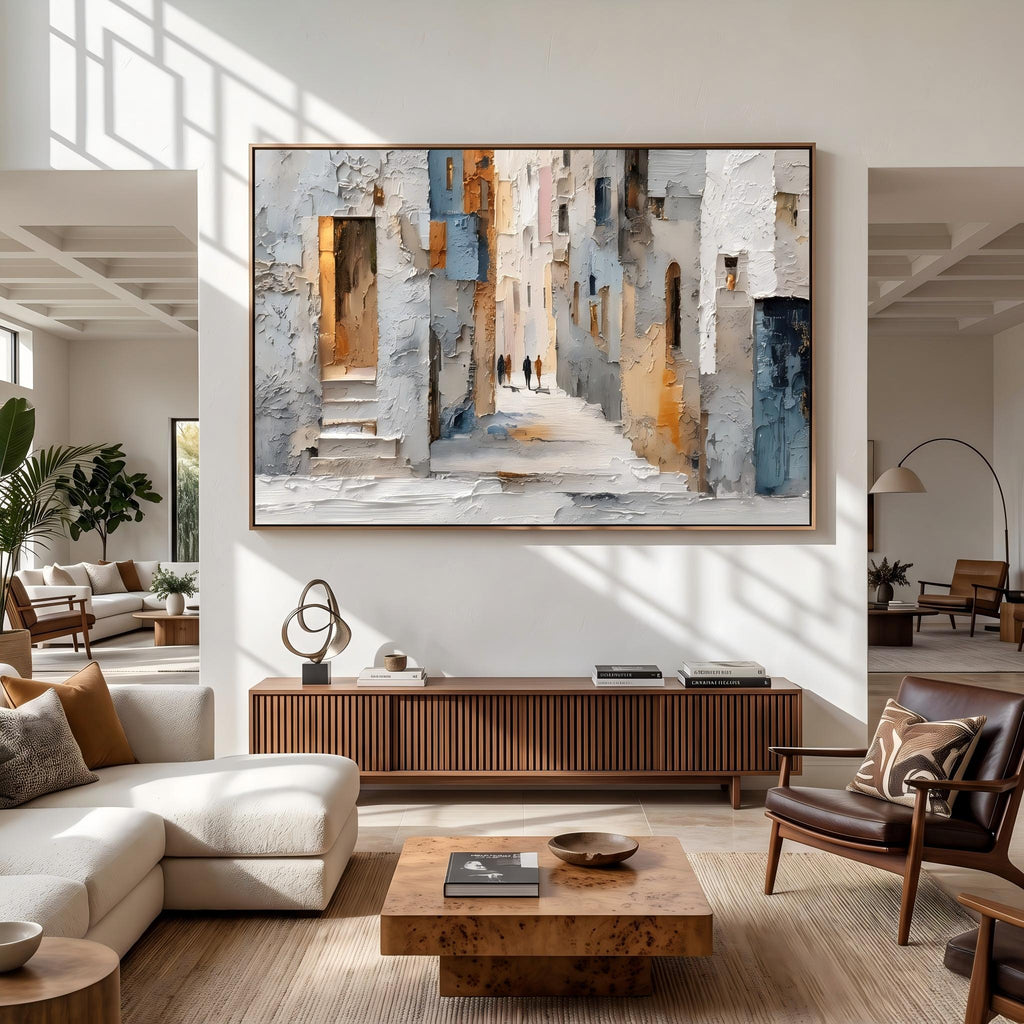 Impressionist Art｜European Old Town Street Wall Art