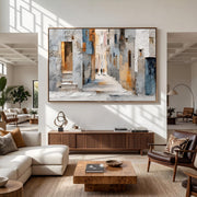 Impressionist Art｜European Old Town Street Wall Art