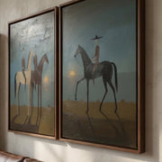 Vintage Americana Art | Sunset Riders Set