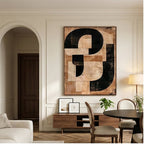 Abstract Art | Ochre Interlock
