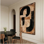 Abstract Art | Ochre Interlock