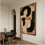 Abstract Art | Ochre Interlock