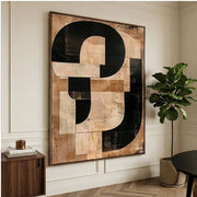 Abstract Art | Ochre Interlock