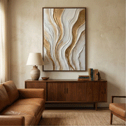 Contemporary Luxe Art | Golden Veins