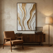 Contemporary Luxe Art | Golden Veins