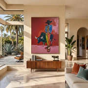 POP Art | Bullfighting Western Cowboy