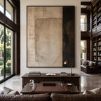 Wabi-Sabi Art｜Earth‑Tone Minimalist Abstract Wall Art
