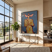 POP Art | Pink cowboy hat woman drinking cocktail