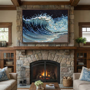 3D textured Art | Ocean Radiant Crest
