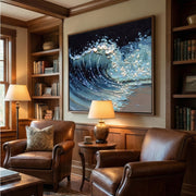 3D textured Art | Ocean Radiant Crest