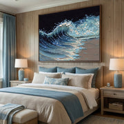 3D textured Art | Ocean Radiant Crest