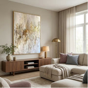 Contemporary Luxe Art | Ivory Echoes