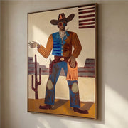 Vintage Americana Art | Desert Gentleman