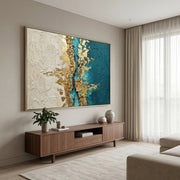 Contemporary Luxe Art | Azure Divide