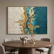 Contemporary Luxe Art | Azure Divide