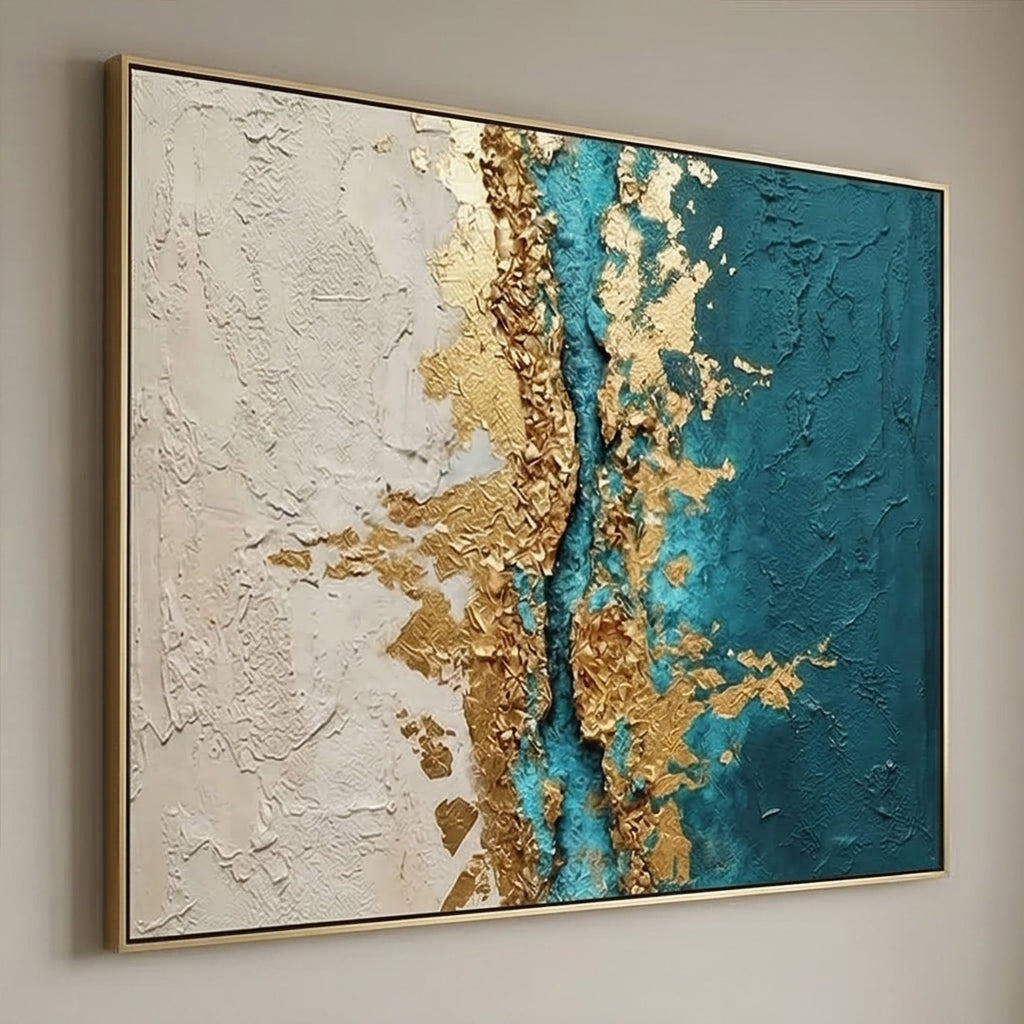 Contemporary Luxe Art | Azure Divide