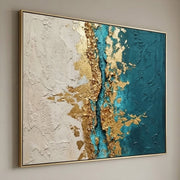 Contemporary Luxe Art | Azure Divide
