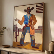 Vintage Americana Art | Desert Gentleman