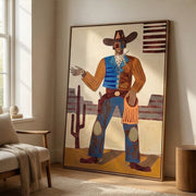 Vintage Americana Art | Desert Gentleman