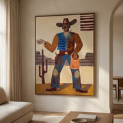 Vintage Americana Art | Desert Gentleman