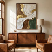 Contemporary Luxe Art | Earthy Confluence