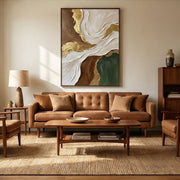 Contemporary Luxe Art | Earthy Confluence