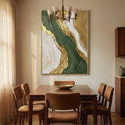 Contemporary Luxe Art | Emerald River