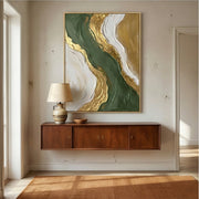 Contemporary Luxe Art | Emerald River