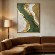 Contemporary Luxe Art | Emerald River