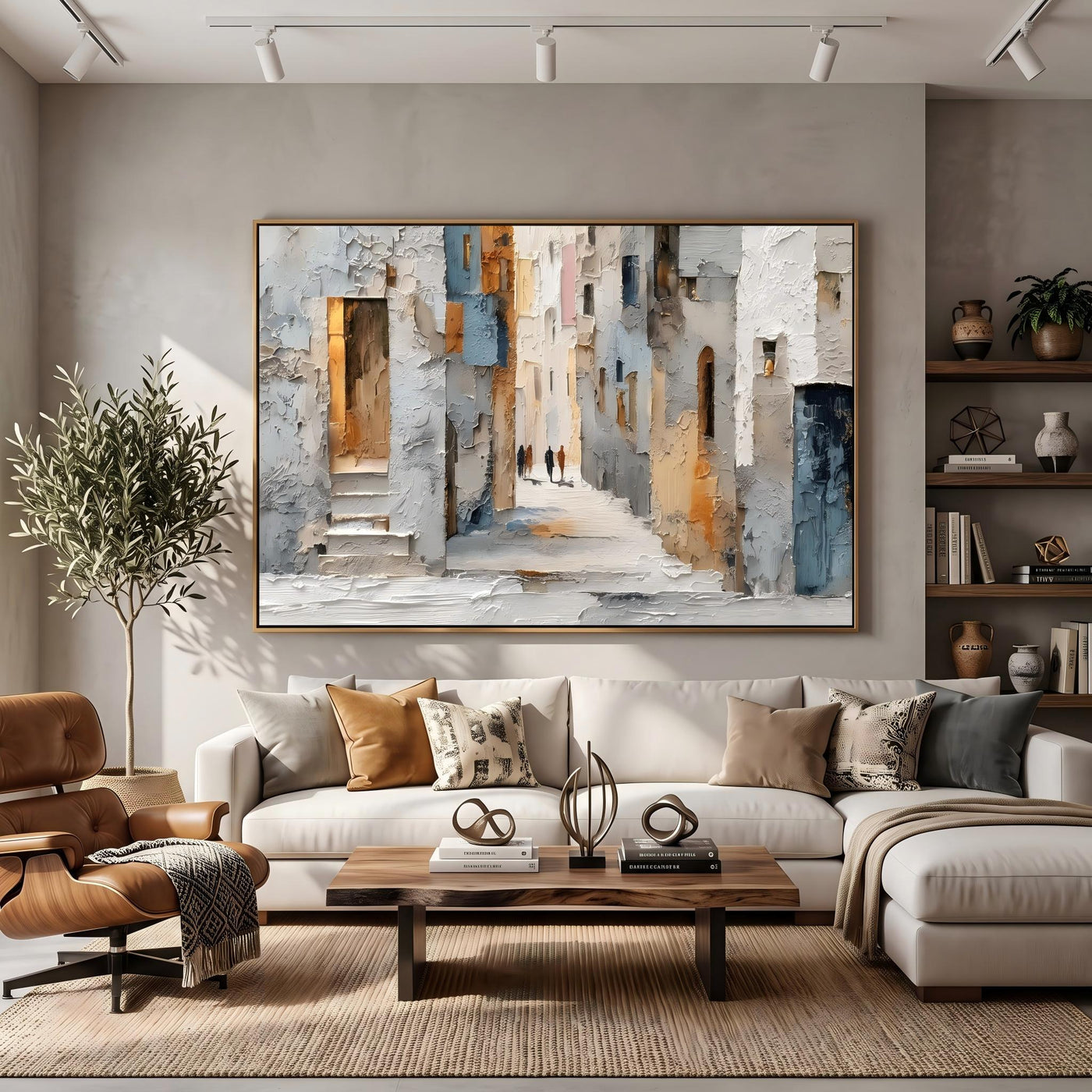 Impressionist Art｜European Old Town Street Wall Art