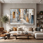 Impressionist Art｜European Old Town Street Wall Art